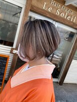 ルソレイユ(Le Soleil)&nbsp;ハイライトショートbob