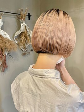 フレーム なんば店(FRAME) ●ブリーチ必須ピンクベージュ●