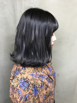 グランルッソ 広島本通(GRAN LUSSO) 髪質改善/ラベンダーグレー/寒色系カラー/レトロガーリー