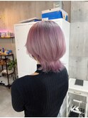 【MIRAC町田店河原崎】ラベンダーピンクグラデ×ウルフレイヤー