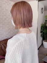 ラ ブレス 梅田茶屋町(LaBless)&nbsp;ボブ/ピンクオレンジ/LaBless梅本