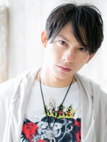 モッズヘア メン 上尾東口店(mod's hair men)&nbsp;好感度抜群！長めバングネイビーブラック束感カットT上尾