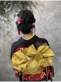 振袖着付けヘアセット