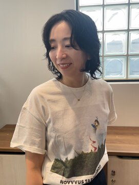 ナインスフロア(9NINTH FLOOR) グランジヘア/おしゃれパーマ/ダークアッシュ/ナチュラル/暗め