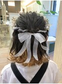 ヘアセット/ハーフアップ/福原遼華