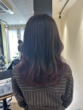 ハブ(hub) 【天神今泉】裾カラーピンク