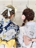 浴衣の着付/ヘアセット/ヘアアレンジ