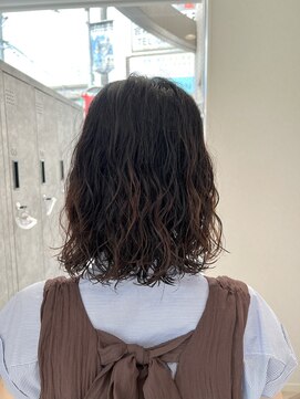 アッシュ 宮前平店(Ash) ボブ×ウェーブパーマ