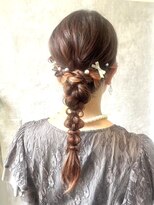 スタイル 横浜(STYLE)&nbsp;ヘアアレンジ/横浜/編みおろし/ハーフアップ