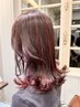 【ハイライト】カット＋ブリーチハイライト＋カラー￥25850→