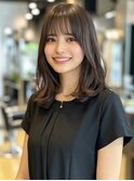 イメチェン 外ハネボブ 美髪 ワイドバング ホワイトブロンド