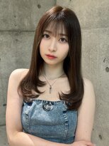 ロンドメリア 天神大名店(Lond Melia) 小顔に見せるヘア/ワンレン/ボブウルフ/ネビージュ/黒髪カタログ