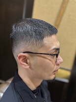 ヒロギンザバーバーショップ 大宮店(HIRO GINZA BARBER SHOP)&nbsp;ボウズクロップミドルフェード/大宮/メンズカット/