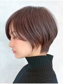 表参道白髪ぼかし髪質改善カラーウルフショートボブ40代50代60代