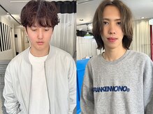 前髪が割れやすい、変なところに生え癖が・・・そんな方にも◎自然な仕上がりの「ダウンパーマ」