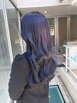 アソビセカンド 原宿(ASOBI 2nd)&nbsp;ダブルカラー/黒髪/ボブルフ/ネビージュ/原宿/ラベンダーカラー
