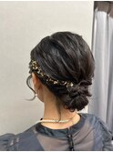 【アップスタイル】恵比寿/恵比寿駅/ヘアセット/早朝/結婚式