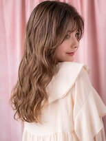 カバーヘア ブリス 川口(COVER HAIR bliss)&nbsp;エアタッチバレイヤージュ波巻きウェーブパーマY川口20代30代
