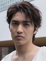 フィフス 原宿(fifth) 原宿フェザーパーマシャドウパーマメンズカットオールバック30代