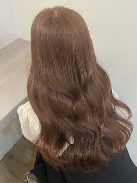 イオエ 元町(ioe) 髪質改善/カラー/ブリーチ無しWカラー/ベージュ