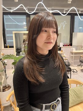 ゼストソエル(ZEST soell) 立川／デザインカラー／髪質改善／艶髪ロング／透明感アップ