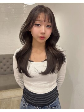 ラヴィズム 長岡店(LUVISM) 韓国/顔周りレイヤー/ダブルカラー/ベージュ/前髪新潟長岡宮関