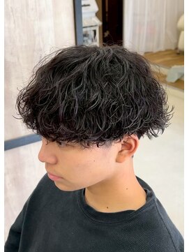 メンズギフト(men's GIFT) 波巻きパーマメンズカットメンズパーマ刈り上げ