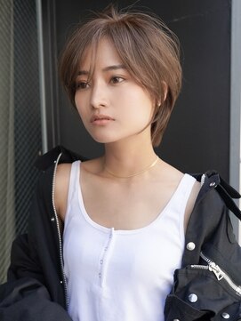 ギークス(GEEKS) 【GEEKS渋谷】ナチュラルショートウルフ/20代30代/冬カラー/小顔