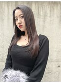 韓国顔周り/ハイレイヤーカット/ミディアムレイヤーカット北千住