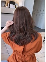 ジュイル ハラジュク(JEWIL HARAJUKU)&nbsp;大人上品/セミロング/レイヤーカット/ヘーゼルカラー