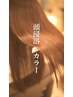 【人気NO.2】30分頭浸浴ヘッドスパ＋カット＋カラー＋TR￥22,500→19,000