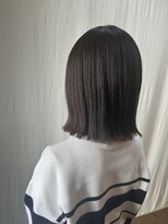 ココカラヘアー ニコ(cococara hair nico) 外ハネボブ/肩ラインボブ/オレンジブラウン