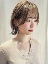 バイエイト(X８)&nbsp;マッシュウルフボブミルクティーベージュ