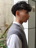 ノラ シブヤ(NORA)&nbsp;フリンジカット外国人風テーパーフェードスペインカール短髪