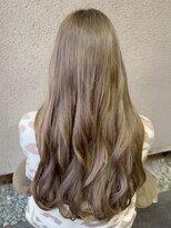 サラジュ 仁川店(SARAJU)&nbsp;【透明感特化】須藤担当 ブリーチ履歴髪×ミルクティーベージュ