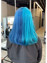 ペヴァ バイ シエンゴールド(PEVA by CIEN gold)&nbsp;ターコイズブルー/ハイトーン/ブリーチ#浜松駅#カラー#ブリーチ
