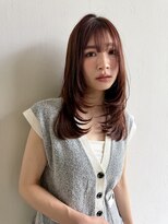 クラン 岡本(Chlan)&nbsp;ミルクブラウン　ワンカールストレート