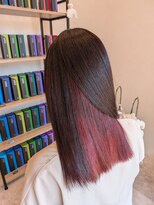 スーリール 戸畑店(Sourire)&nbsp;夏休みおすすめ　赤インナーカラー
