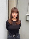 水素カラー×レイヤーカット