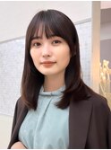 小顔/顔周り/レイヤー/似合う髪型/丸顔/面長/似合わせ/銀座