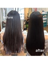 ヘアリゾート リノ(Hair resort Lino) 髪質改善縮毛矯正『髪にドラマを』ビフォーアフター6