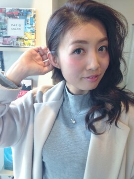 ヘアーデザイン シュシュ(hair design Chou Chou by Yone) ☆ChouChou☆＊大人可愛い＊かきあげセミロング