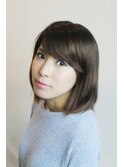 マジックストレートで創るナチュラルボブスタイル