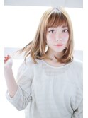 ミディアム　うるつやワンカール[横浜美容室30代40代50代]