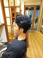 ヘアー ダンクユー(hair Dank u) クセ毛を活かしたショートスタイル