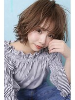 テューア ヘア ガーデン(tua hair garden)&nbsp;アンニュイな雰囲気のふわくしゅレイヤーボブ