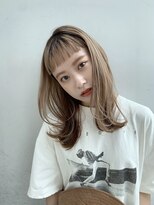 【GARDEN武田美奈】透明感ミルクティーベージュカラー