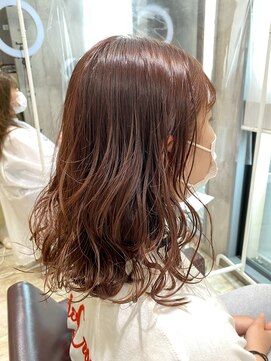 モードケイズ 西宮(MODE K's) 西宮/イルミナカラー/大人かわいい/20代/小顔/ピンクベージュ