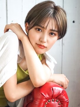 アグ ヘアー リル 志木東口店(Agu hair lilou) 大人かわいいマッシュショート◎小顔シースルーバング