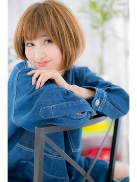 ミック ヘアアンドメイク アップ 駒込店(miq Hair&Make up) 外国人風ことりベージュ☆小顔前下がり韓国マッシュc1